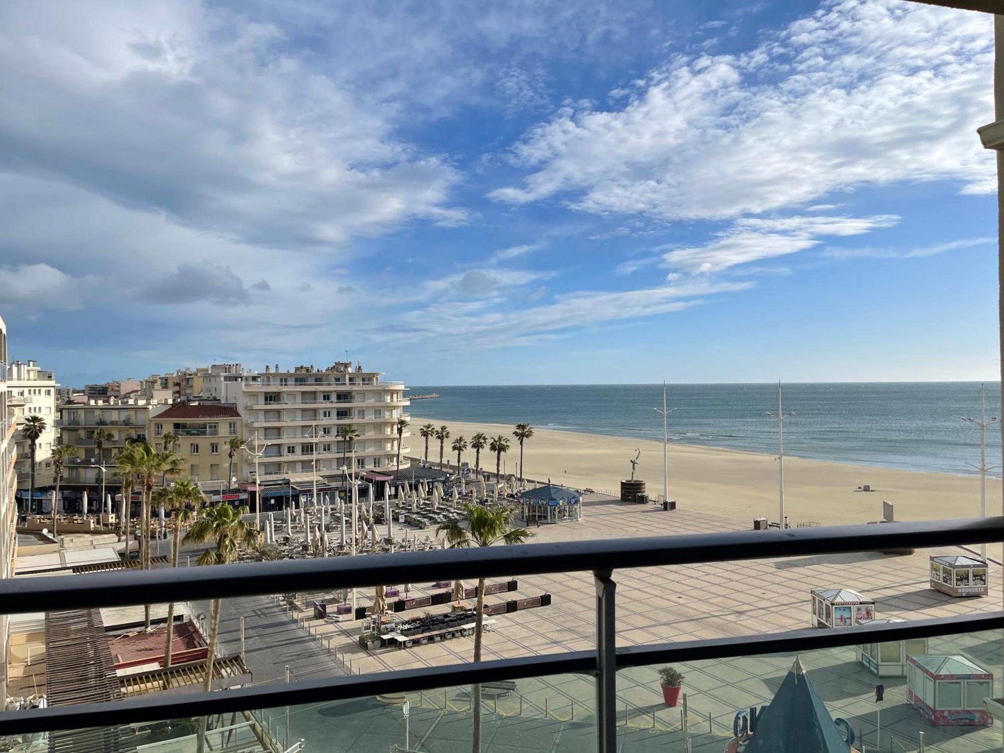 T2 Vue Mer Canet Plage - Le Petit Paradis Buitenkant foto