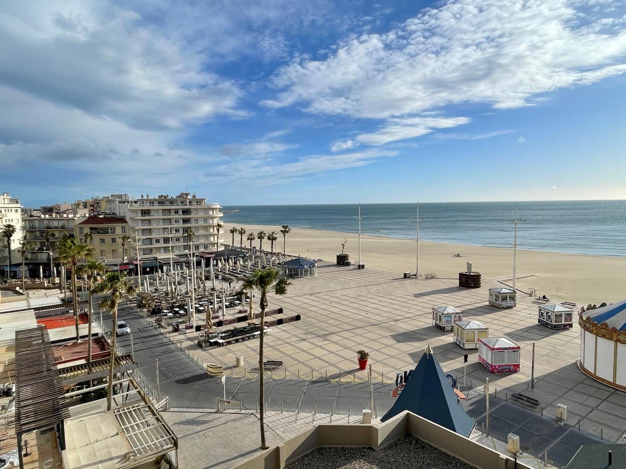 T2 Vue Mer Canet Plage - Le Petit Paradis Buitenkant foto